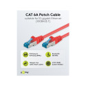 Goobay CAT 6A patch-kaabel, S/FTP (PiMF), punane 10 m