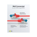 Goobay CAT 6A Patch Cable, S/FTP (PiMF), red 0.5 m