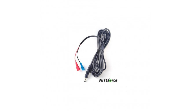 3m Battery cable for 6V/12V external power source NITEforce