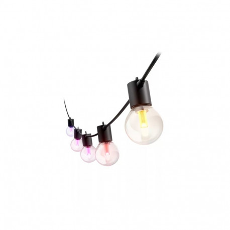 Philips Hue Hue Festavia Globe Outdoor String Lights, 21m Extension | 30 W