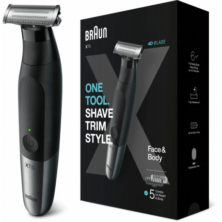 Braun Series X XT5100 Face + Body, beard trimmer (black/silver)