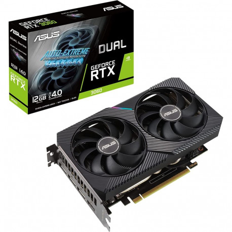 GeForce graafikakaart RTX 3060 DUAL OC V2 LHR 12GB 3x DisplayPort 1x HDMI 2.1