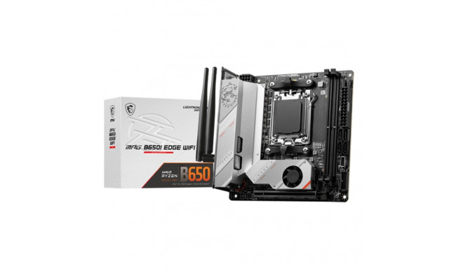 MSI MPG B650I EDGE WIFI emaplaat AMD B650 Socket AM5 mini ATX