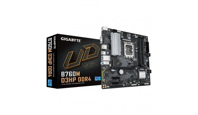Mainboard|GIGABYTE|Intel B760 Express|LGA1700|Micro-ATX|Memory DDR4|Memory slots 4|2xPCI-Express 3.0