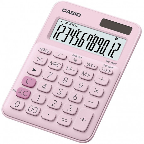 Casio MS-20UC-PK roosa kalkulaator