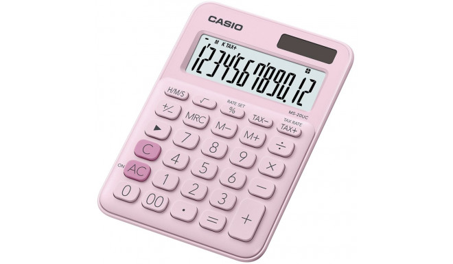 Casio MS-20UC-PK roosa kalkulaator