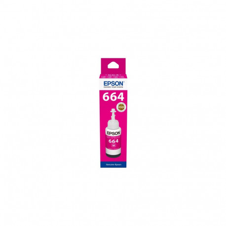 Epson T6643 (C13T66434A) Ink Refill Bottle, Magenta