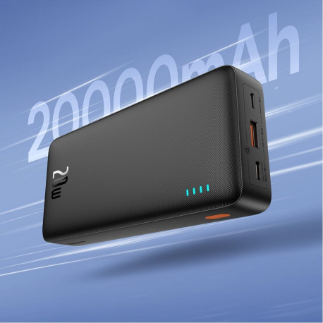 Baseus Baseus Airpow 20W 20000mAh Power Bank with Baseus Simple Series USB-A - USB-C 50cm Cable - Bl