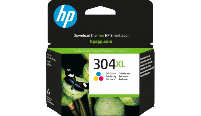HP Ink 304XL N9K07AE värviline (tsüaan/magenta/kollane)