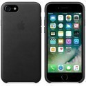 Apple kaitseümbris Leather Case iPhone 7, must
