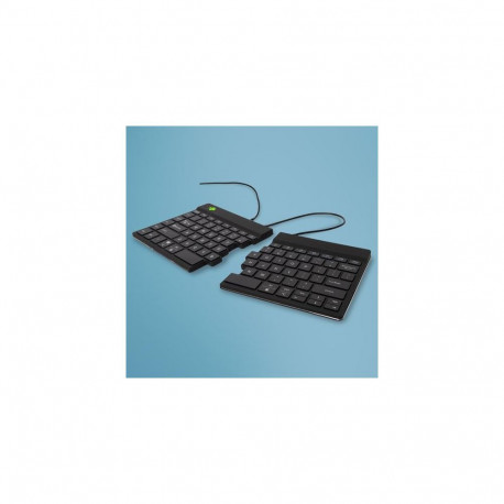 R-Go Tools Ergonomic keyboard R-Go Split Break v2 with break software, ergonomic split keyboard, QWE