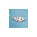 R-Go Tools Numeric keypad R-Go Numpad Break, ergonomic numeric keypad with break software, wired, wh