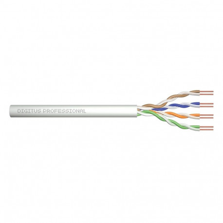 Digitus Installation Cable CAT 6 U-UTP, 250 MHz Eca, AWG 23/1, 305 m, Drum