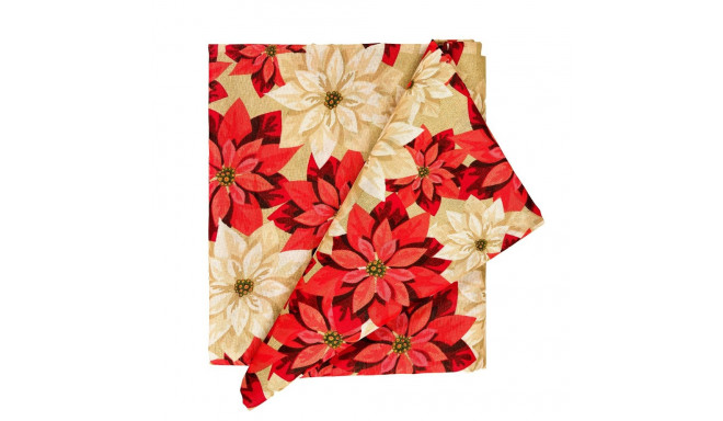 Laudlina CHRISTMAS NEW 136x220cm, jõulutähed, 50% polüester, 50% puuvill, kangas 575