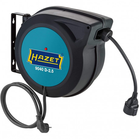 Hazet electric cable reel 9040 D-2.5, cable drum (black, 20 + 1.5 meters)