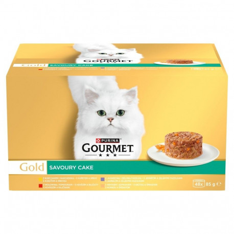 PURINA Gourmet Gold maitsekas kook märg kassitoit 48x85g