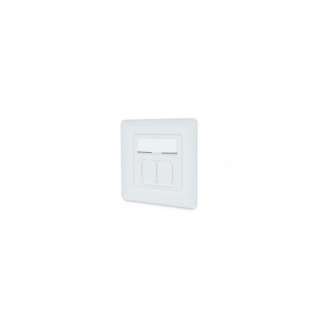 Digitus CAT 6A Class EA Network Outlet, Design-Compatible, Shielded, Flush Mount