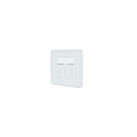 Digitus CAT 6A Class EA Network Outlet, Design-Compatible, Shielded, Flush Mount