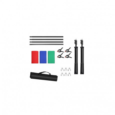 Puluz PKT5205 photo backdrop Fabric, Metal Monochromatic Blue, Green, Red