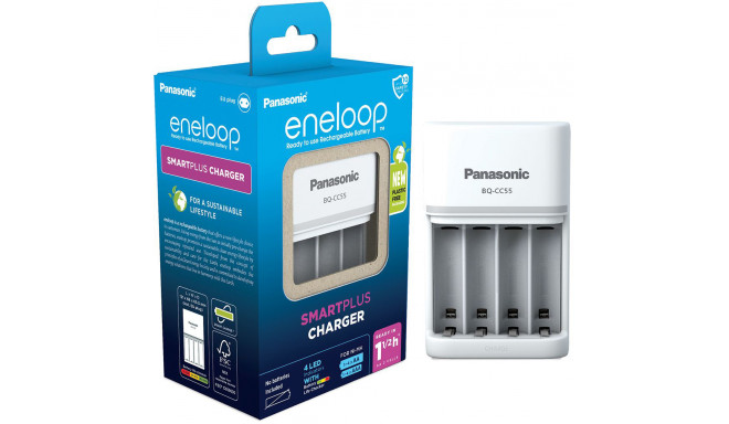 Panasonic eneloop charger BQ-CC55E (opened package)