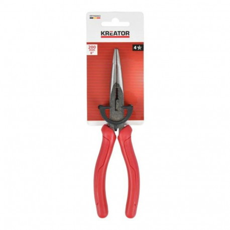 Kumerate ninadega tangid KREATOR KRTH60602 210mm, lõuad 75mm, töölaius 50mm