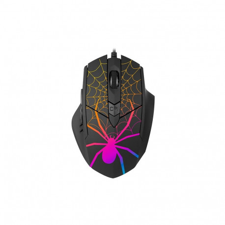 GAMEZONE juhtmevaba hiir Black Widow USB, must