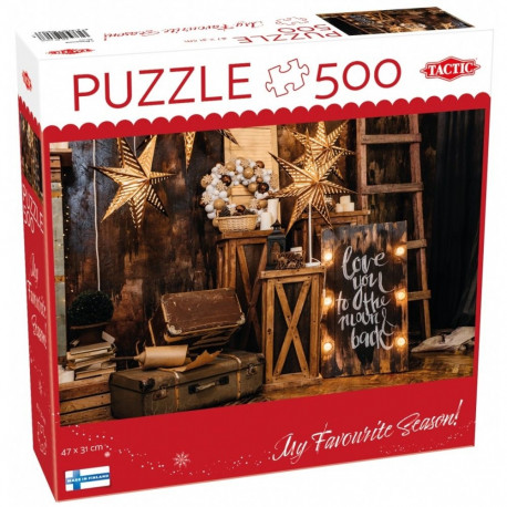 Puzzle 500 elements Christmas decorations