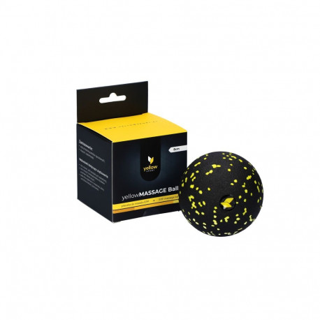 Massaažipall Yellow Sport 8 cm must/kollane