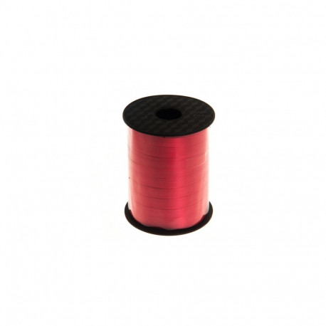 Packing tape on a spool, red 500m on a roll