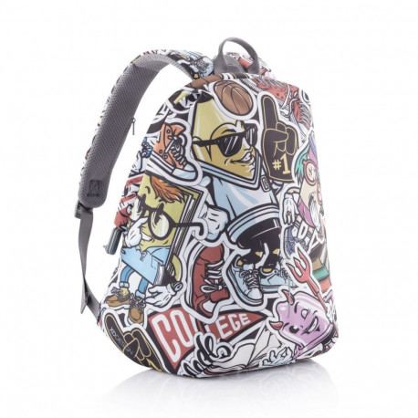 Sülearvuti seljakott Bobby Soft Art Anti-Theft Backpack, Graffiti, kuni 15.6" sülearvutile, USB-port