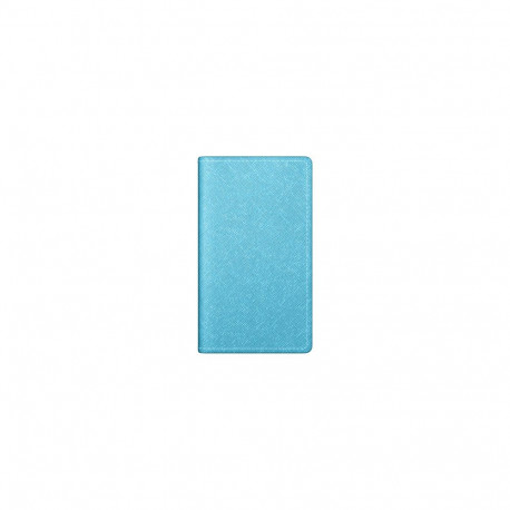 Minimärkmik SpirEx türkiis, horisontaalne nädala sisu, spiraalköide, kunstnahast kaaned 2026a.