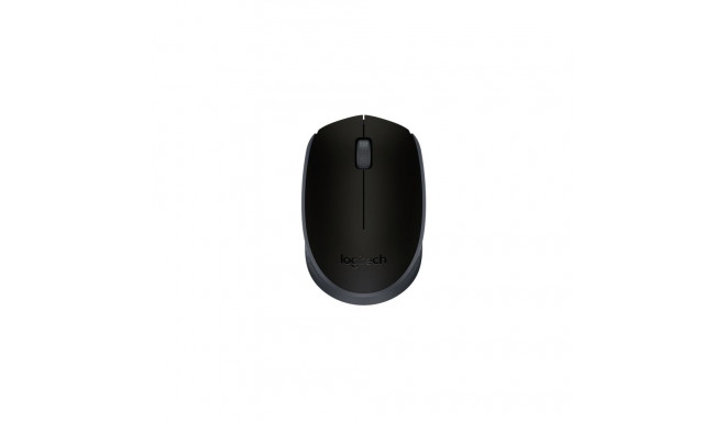 Logitech M171 Wireless Mouse RF Wireless, 1000 DPI, Black/Grey