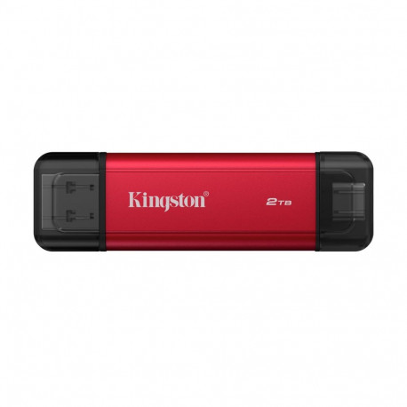 Kingston Dual Portable Solid-State Drive, USB Type-A and Type-C | 2000 GB | Solid-state drive interf