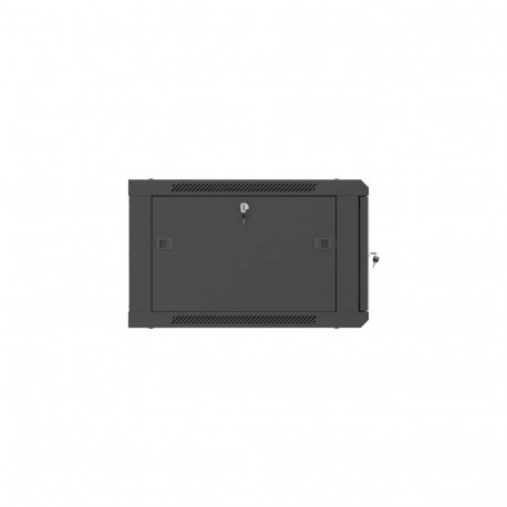 Lanberg Wall mounted installation cabinet 19" 6U 600X600 | WF01-6606-23B | Black