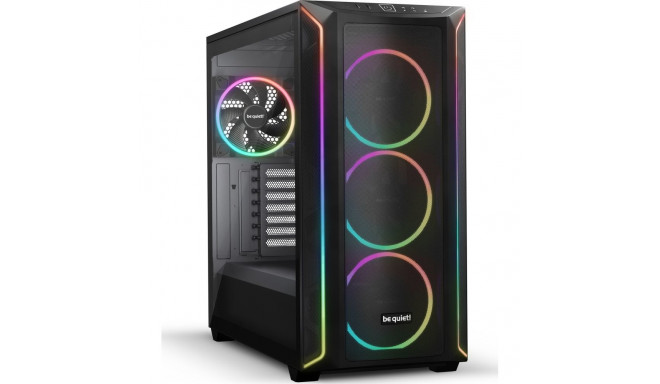 be quiet! Shadow Base FX 800 ATX korpus aknaga, must