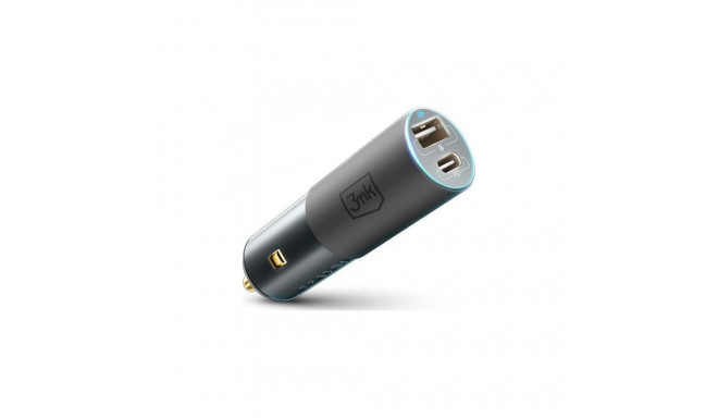 3MK HyperCar charger 1x USB-A 1x USB-C 5A