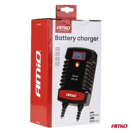 Digitaalne akulaadija AGM GEL 8A 12/24V