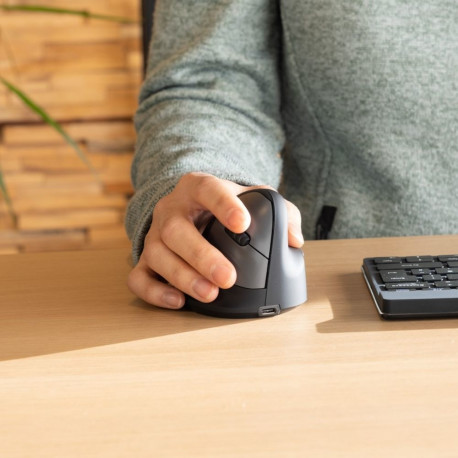 R-Go Mouse HE ergonomic right-hand Bluetooth black/silver retail