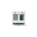 Techly ICRLIM10 rack cabinet 1U Wall mounted rack Grey