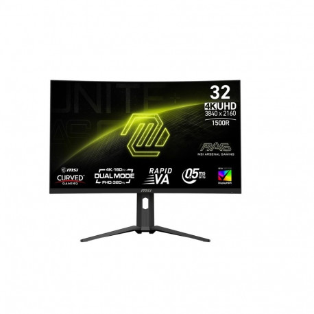 Monitor MAG 321CUPDF 31.5-tolline LED UHD kaardus 160HZ must