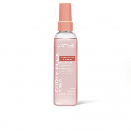 KATIVA CURLY PLEX aceite regenerador y potenciador del brillo para el rizo 110 ml