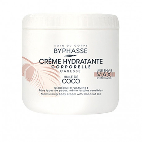 BYPHASSE CREMA HIDRATANTE corporal #aceite de coco 500 ml