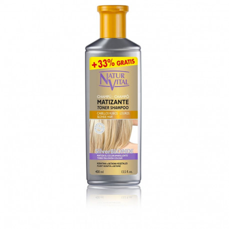 NATUR VITAL CHAMPÚ MATIZANTE silver blonde 400 ml