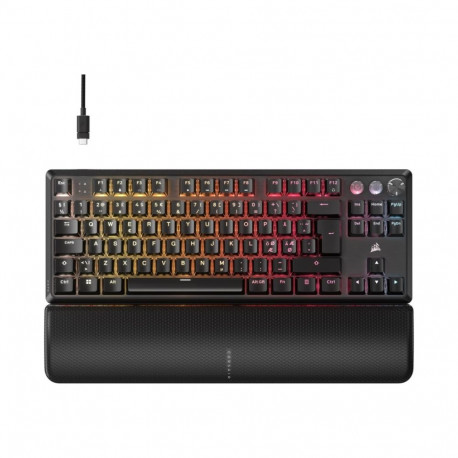 CORSAIR K70 PRO TKL Tenkeyless Magnetic-Mechanical Gaming Keyboard Backlit RGB LED CORSAIR MGX v2 Bl