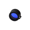 Nitecore NFB40 blue filter lens – compatible with MH25 Pro flashlight, impact-resistant, quick attac