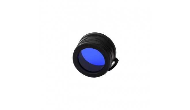 Nitecore NFB40 blue filter lens – compatible with MH25 Pro flashlight, impact-resistant, quick attac