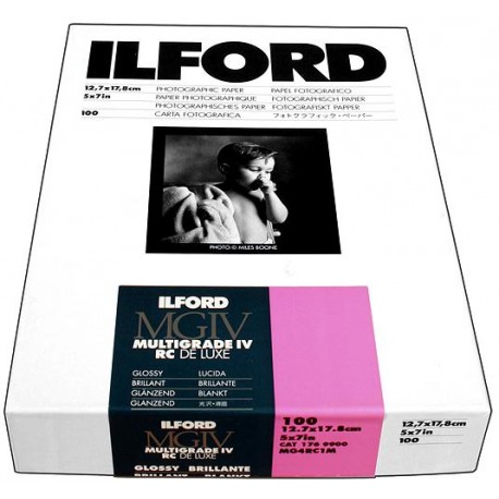 Ilford бумага 12,7x17,8см MGIV 1M глянец, 100 листов (1769900)