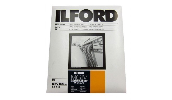 Ilford paper 12.7x17.8cm MGIV 25M satin 25 sheets  (1771899)