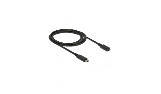 USB pikenduskaabel USB-C F/M 1.0m USB3.1 Type-C 5Gbps 3A must data:32AWG power:24AWG