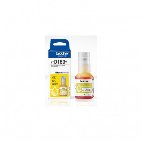 Brother BTD180Y Ink Refill Bottle, Yellow
